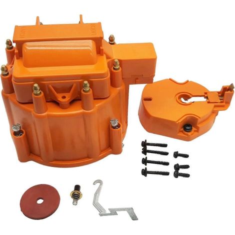 Tête d'allumeur et rotor K6951 pour réparation de moteurs Chevrolet SBC BBC Orange (1/5)