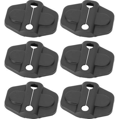 6 Türschloss-Schutzleisten für Jeep Wrangler/Grand Cherokee, Austauschset, Außenschlossabdeckungen, schwarze Ausführung, 6er-Set (1/5)