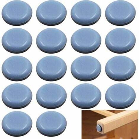 Self-Adhesive Teflon Furniture Glides - Chair, Table, Armchair Glides, 25mm Round Sliders