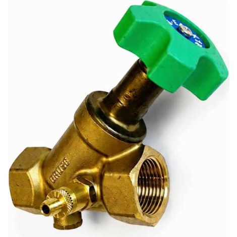 BRUSE KFR-Ventil 1" DN25 mit Entleerung nichtsteigende Spindel Absperrventil m. ERGO Handrad