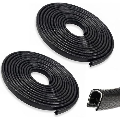 Protection Porte de Voiture, Protege Portiere Voiture Protection Portiere Voiture, Imperméable et Résistant Adaptées aux Portières À la Carrosserie et aux Vitres, 5M 2er-Pack Noir (1/5)