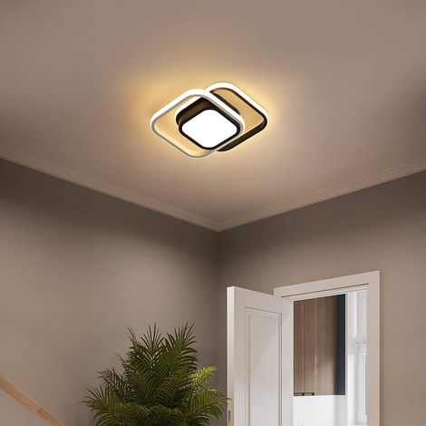Goeco Modern LED Ceiling Light 32W, 2500lm Warm White 3000K, Flush Mount Ceiling Lamp for Living Room Bedroom Kitchen Hallway (1/5)