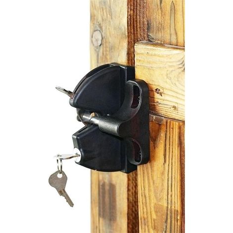 Loquet de portail à verrouillage automatique pour clôture (1/5)