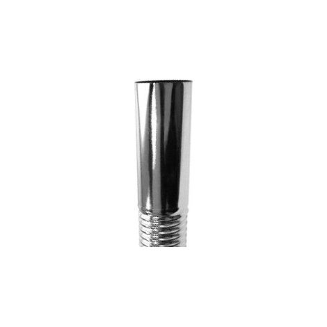 Tube de cuivre repliable chromé 32 x 30 cm