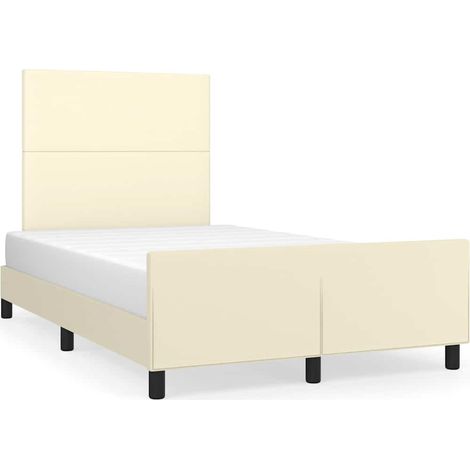 Maison Exclusive - Giroletto con Testiera Crema 120x200 cm in Similpelle (1/5)