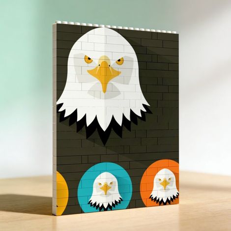 Cadre en blocs à construire soi-même, cadeaux pour anniversaire (1/5)