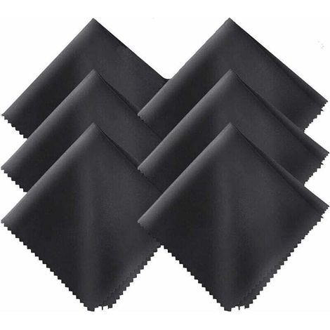 100 Pack Microfiber Glasses Cleaning Cloths, Microfiber Glasses Cleaning Cloths, Silver Jewelry Polishing Cloths (1/4)