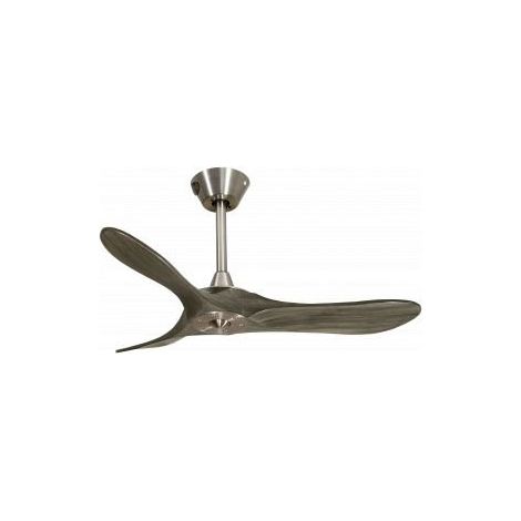 Ouray  de Klassfan - Ventilateur de plafond et destratificateur moteur DC Chrome pales  bois gris 10 à 20 m² OurayDC3P7Gr106 (1/5)