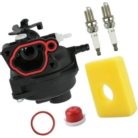 Carburador para cortacésped Briggs Stratton 125cc 140cc, repuesto piezas 799583 593261, ajuste preciso combustible – Ideal para mantenimiento jardín (1/4)