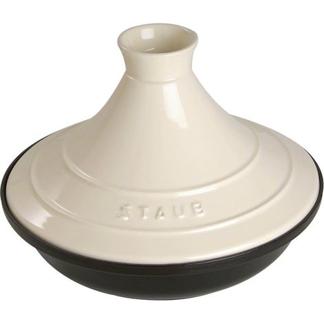 Staub Tajine 20cm rund cream, Gusseisen (1/5)