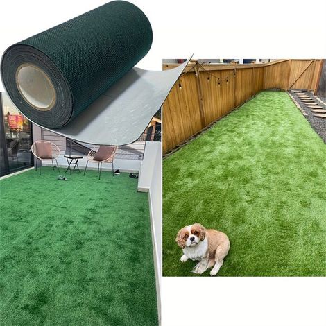 Cinta adhesiva para césped de gran resistencia (5 x 500 cm), apta para jardines, terrazas y césped artificial, 1 rollo.
