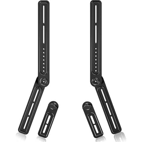 Support universel pour barre de son (SBR301) – Installation au-dessus ou en dessous du téléviseur – Compatible avec TV de 23 à 65 pouces, jusqu'à 10 kg (22 lb) (1/5)