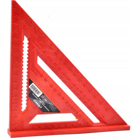 Équerre de menuisier en plastique avec base de 180 mm - 100-E1-908 (1/2)