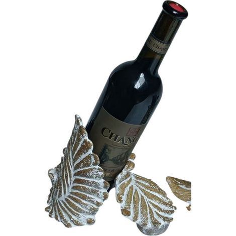 24cm Wine Bottle Holder - Resin - L12 x W16 x H26 cm