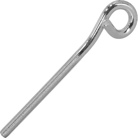Gancho de techo para columpio, roscado, acero M12, 21 cm (1/5)