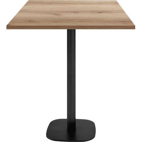 Mange-debout 70 x 70 cm - modèle Round chêne delano