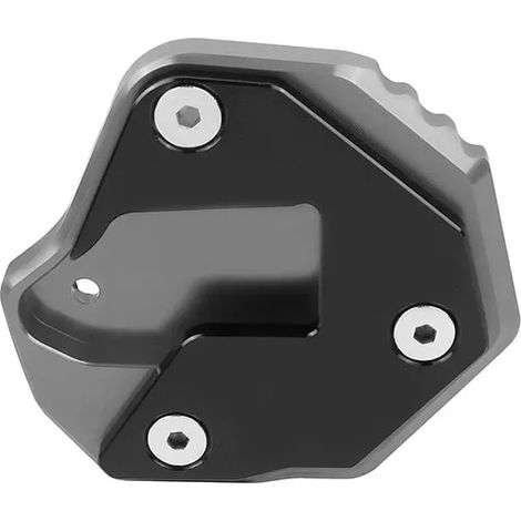 (Noir) Compatible avec SUZUKI HAYABUSA GSX1300R GSX-R 1300 2007-2021 Moto - Béquille latérale CNC - Extension de béquille - Plaque de support maxpower (1/4)