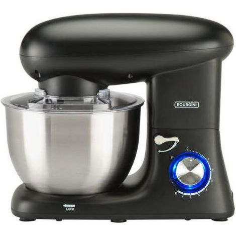 Batidora amasadora Amasadora BOURGINI 225041 1400W 8 Negro (1/4)