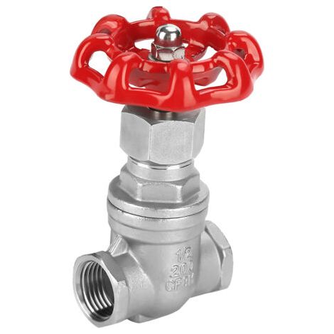 Vanne à guillotine rotative DN15 en acier inoxydable BSPP G1/2 pour eau, huile et gaz (1/5)