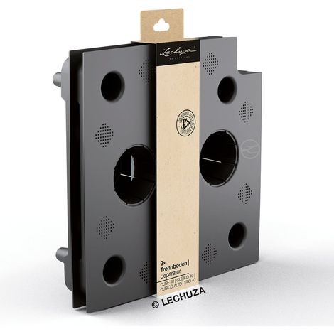 LECHUZA® Ersatzteil 2 Trennböden für CUBICO 40 CUBICO ALTO CUBE 40 & TRIO 40 (1/2)