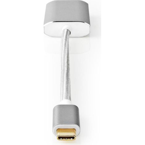 nedis CCTB64480AL02 adaptador USB-C DisplayPort plateado