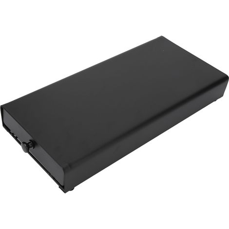 Tiroir de rangement pour capsules de café compact, étanche à la poussière, gain de place, organise les dosettes, noir, 33,5x16 cm (1/5)