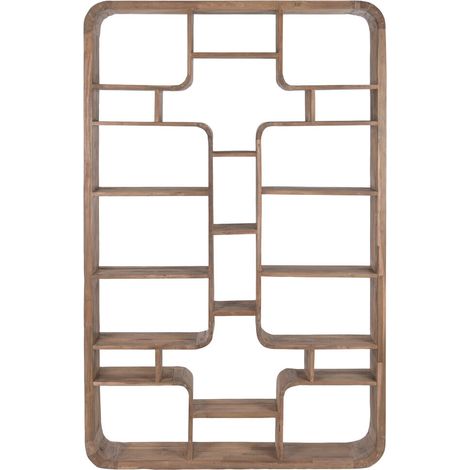 Estanteria Teca Reciclada 140X30X220 Natural