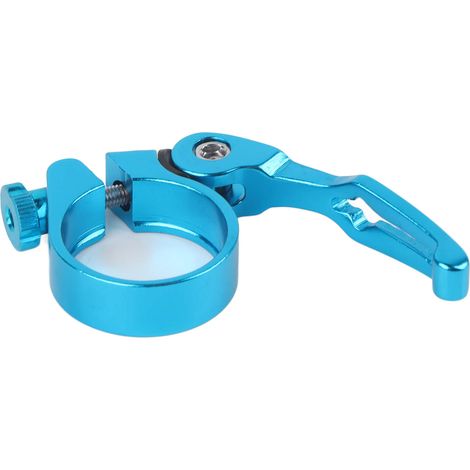 VIARON 34,9 mm Schnellspann-Sattelklemme aus Aluminiumlegierung für Mountainbikes, Rennräder und Citybikes, Blau (1/5)