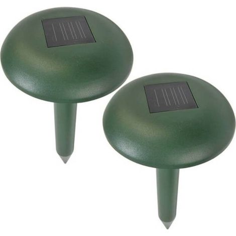 TERRE JARDIN - Espantapájaros solar - Pack de 2