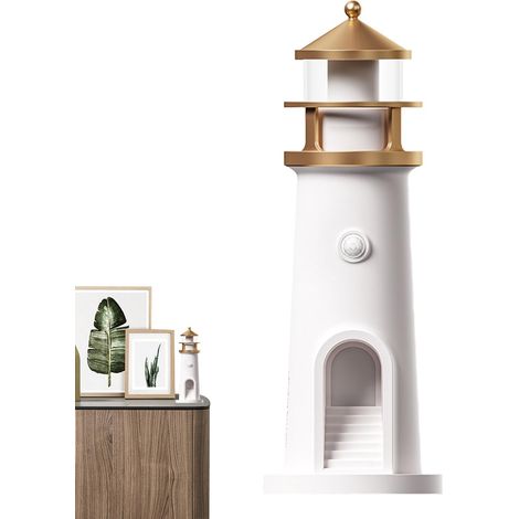 Veilleuse LED nautique, veilleuse de plage - Veilleuse de chevet Lumière de Projection de lune, lampe de projecteur d'atmosphère de lune romantique pour la décoration de thème nautique de chambre à (1/5)
