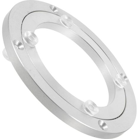 Plateau Tournant - Alliage D Aluminium - Pour Table A Manger Et Cuisine - Diametre 12 Cm - 1 Piece (1/5)