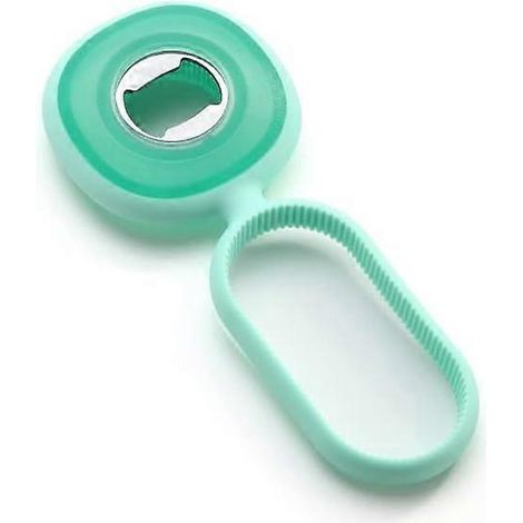Ouvre-capsule, ouvre-bouteille multifonction pour ouvrir les bouchons récalcitrants (vert, 1 paquet) (1/4)