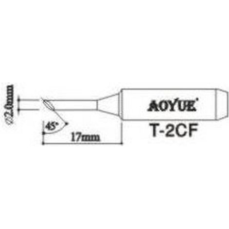 AOYUE T2CF Repuesto punta soldador (1/2)