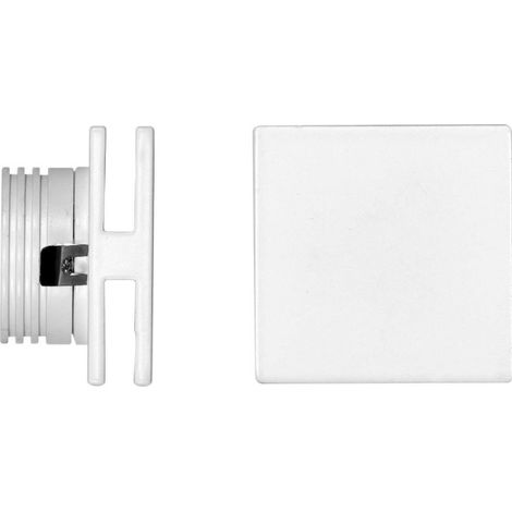 Port - Spot encastrable LED Beneito & Faure - 4W, lumière chaude 3000K, 120 - Applique murale encastrable carrée blanche