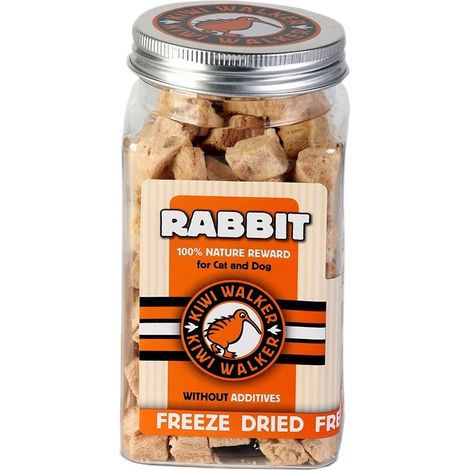 Friandises lyophilisées KIWI WALKER Lapin - pour chien et chat - 75 g