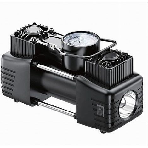 MaxTech - Compressore Portatile 12v 150psi Gonfiatore Ruote Auto 85l/min Manometro Co-ar04 - (1/2)