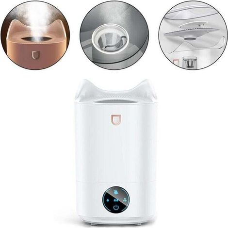 Cool mist humidifier, suitable for bedrooms, homes and offices, quiet operation, adjustable mist flow, automatic shut-off, 4 liter water tank. (1/4)
