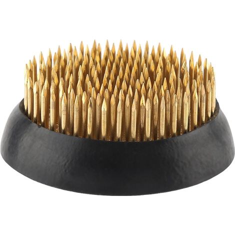 Pique-fleurs avec base en alliage de plomb, 40 mm, stabilisateur d'arrangement floral, joint en caoutchouc inclus (1/5)