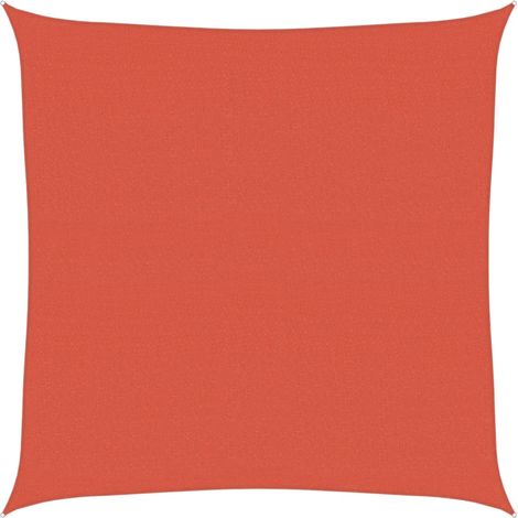 Maison Exclusive - Sonnensegel 160 g/m² Terrakottarot 5x5 m HDPE