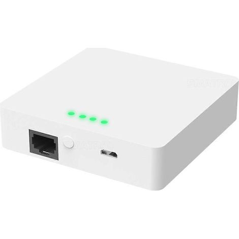Smart maison Wired Zigbee 3.0 Gateway module télécommande Via Tuya App Supports Voice Assistant Integration (1/5)
