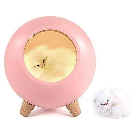 Décoration de chambre pour femmes, veilleuse chat pour chambre à coucher, cadeaux pour les amoureuses des chats (femmes, mamans, adolescentes), adorable maison pour chat, cadeaux de Noël et d'annivers (1/5)