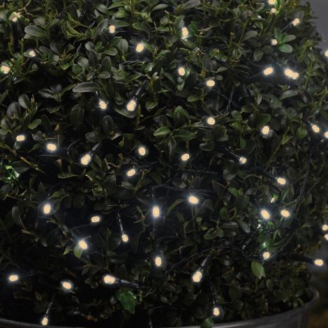 Guirlande à piles 100 led blanc chaud
