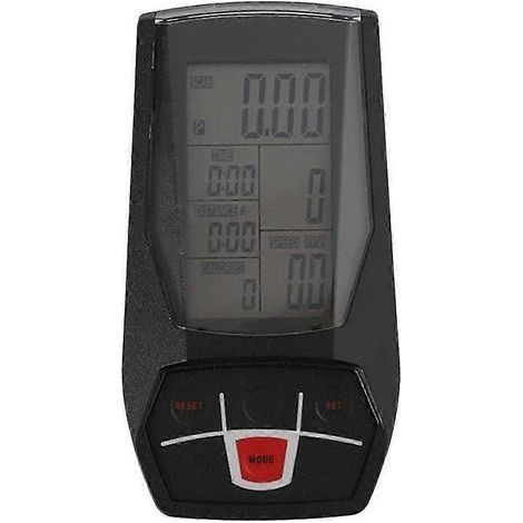 Moniteur d'entraînement pour vélo stationnaire avec écran LCD et compteur de vitesse