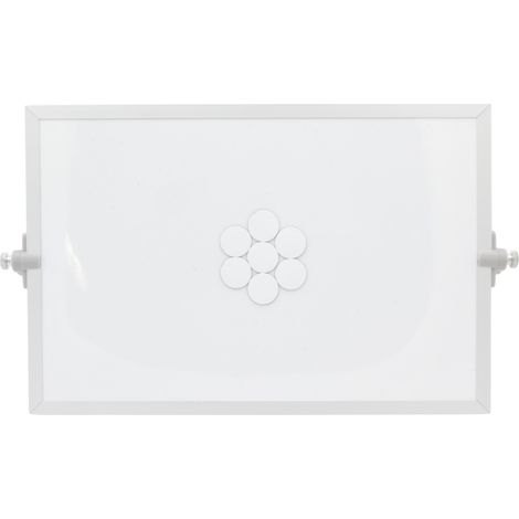 Symbole magnétique Cercle 2 cm blanc (1/2)