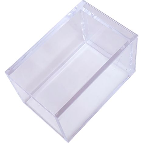 Stylischer, durchsichtiger Acryl-Stiftehalter, Aufbewahrungsbox für Bürobedarf, Aufbewahrungsröhrchen für Make-up-Pinsel von Schülern. (1/5)