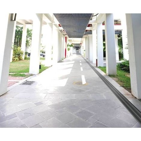 Nastro di aiuto all'orientamento 220x1000 mm Spessore 5 mm Nero