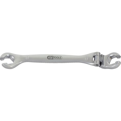 KS Tools CHROMEplus Offener Doppel-Ringschlüssel mit Gelenk, 10mm - 518.0380 (1/4)
