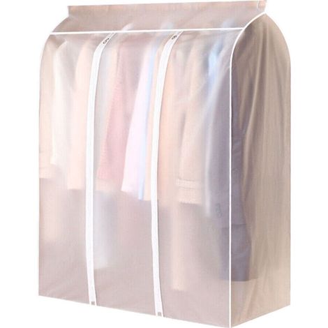Sac Housse de protection anti-Poussière Kleiderhülle protège-vêtements 100x50x90cm (1/4)