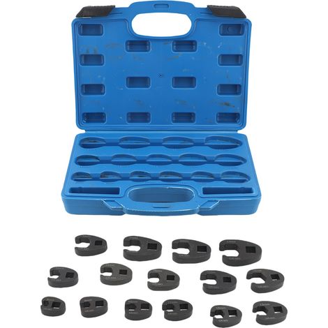 Satz mit 15 Brechstangenschlüsseln 8-24 mm, Überwurfmutter aus Kohlenstoffstahl, Brechstange für Reparaturen. (1/5)