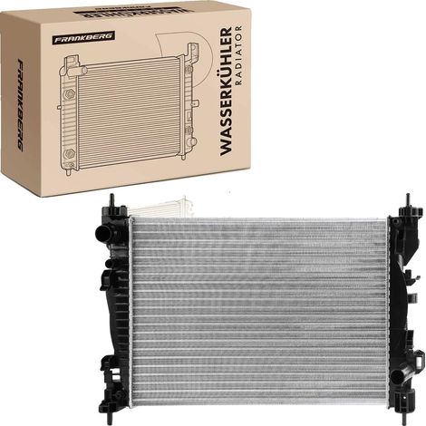 Motor Kühler, Aluminium Lamellen, Abmessungen: 416x612x24 mm, Kompatibilität: ALFA ROMEO und FIAT, Einlassdurchmesser: 35 mm, Auslassdurchmesser: 38,5 (1/5)